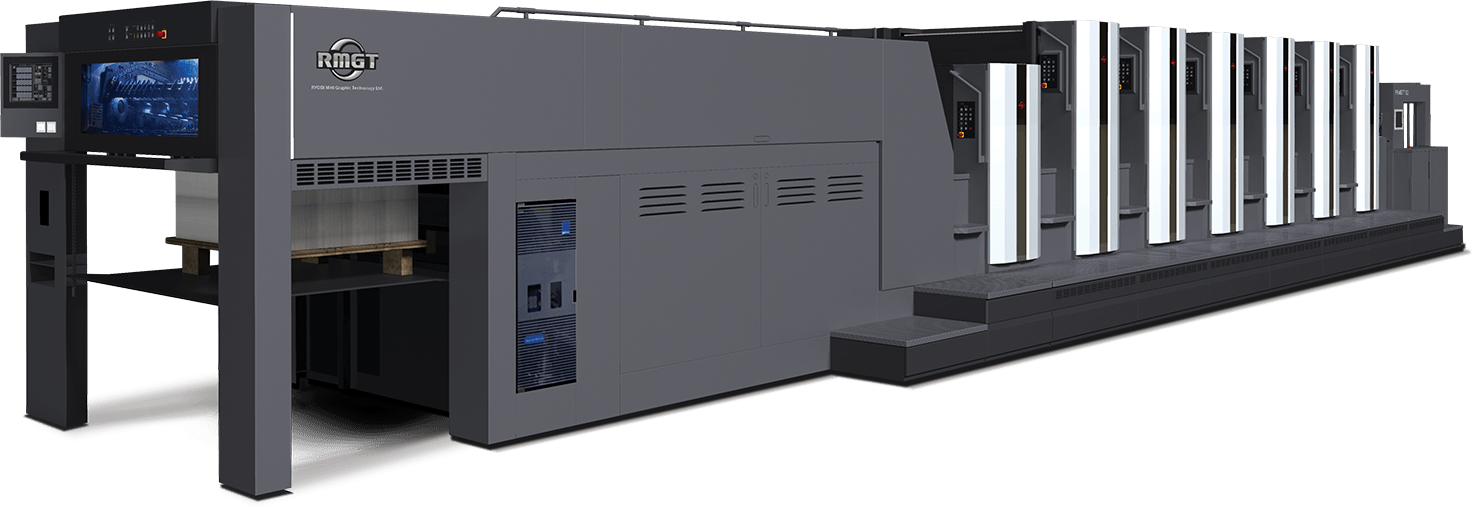 RMGT 1060LX (6-color + coater + long delivery) 41" Production Power for Commercial and Packaging